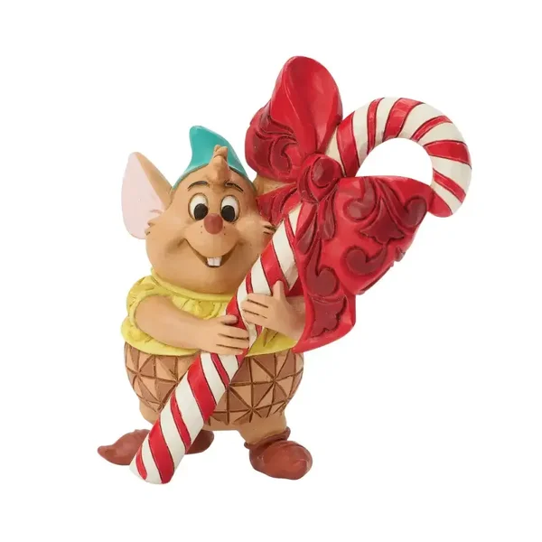 Gus con Bastoncino di Zucchero 8 cm Disney Traditions 6018720