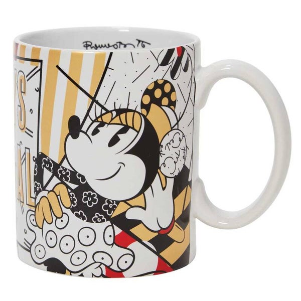 Tazza Topolino e Minnie Midas 10,5 cm Romero Britto 6010310