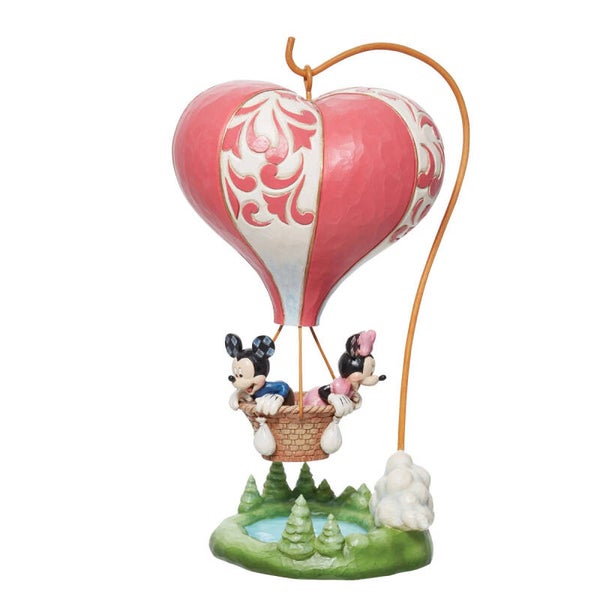 Topolino e Minnie in mongolfiera 24 cm Disney Traditions 6011916