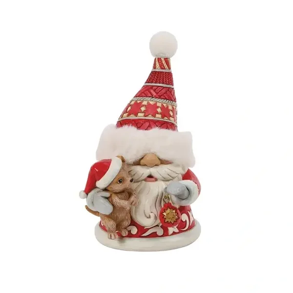 Statuetta Gnomo con Cucciolo 14 cm Jim Shore 6018890