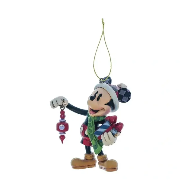 Topolino con regali in mano 9 cm (Decoro Albero) Disney Traditions 6017546