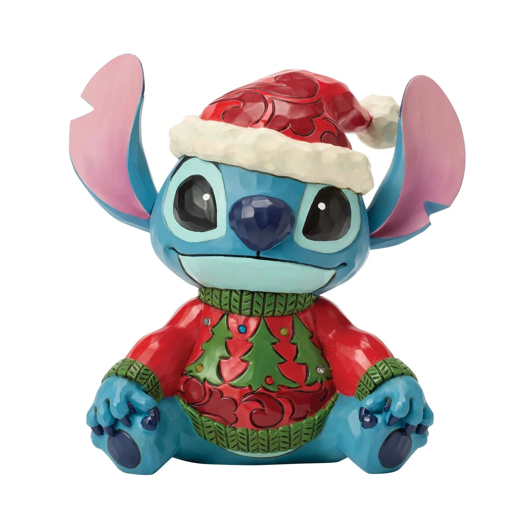 Stitch con maglione natalizio a Led 18 cm Disney Traditions 6018714