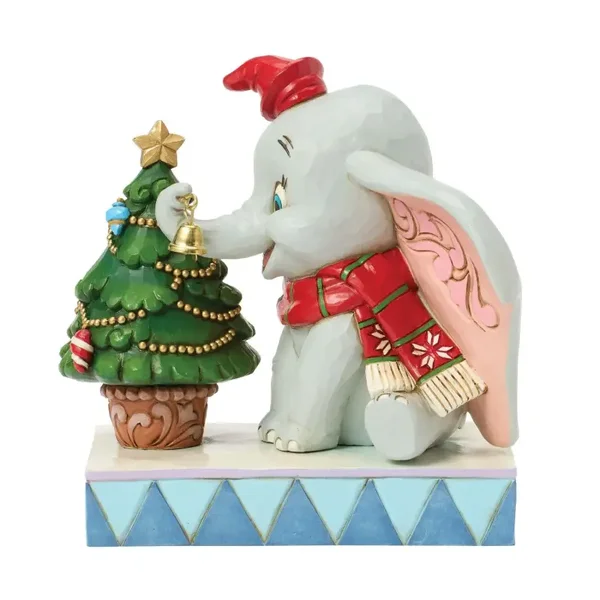Statuetta Dumbo Natale 14 cm Disney Traditions 6016889