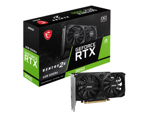 MSI GeForce RTX 3050 VENTUS 2X E 6G OC