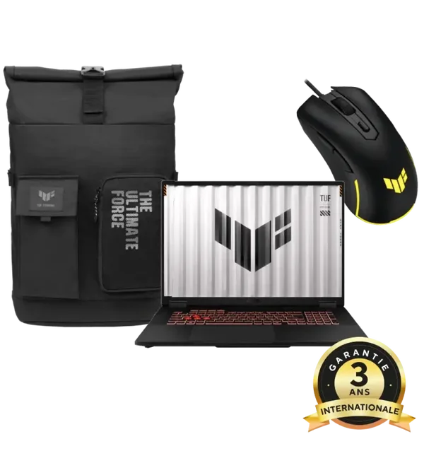 Asus TUF Gaming A18 + sac + sourie