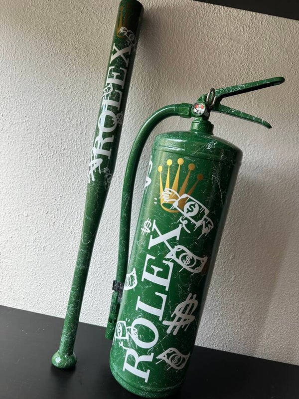 Rolex Brandblusser & Honkbalknuppel set