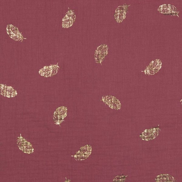 Double Gauze gouden veren