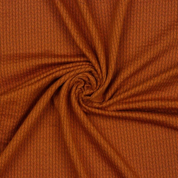 Gerecycleerd jersey Roest