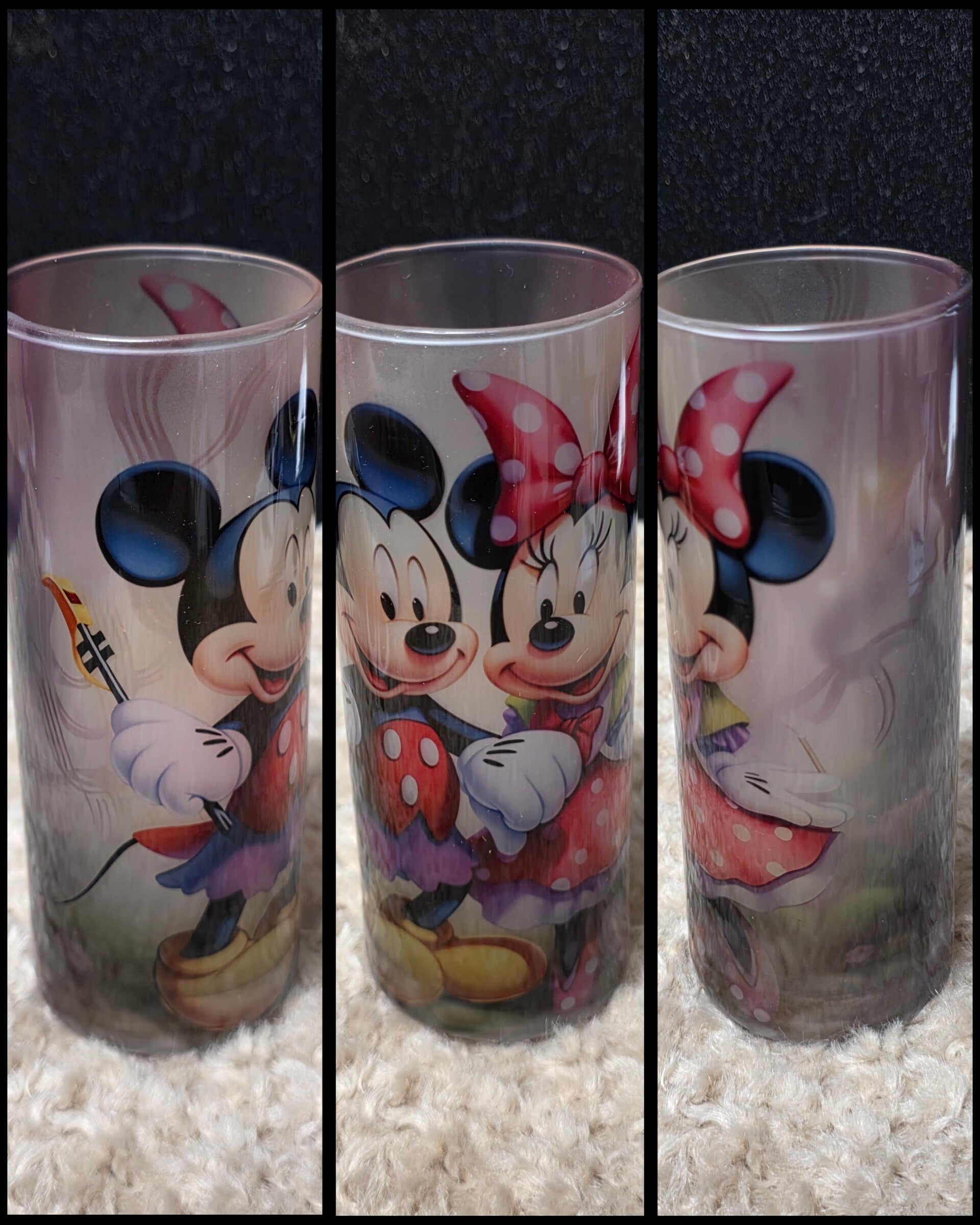 Longdrinkglas mickey/minnie