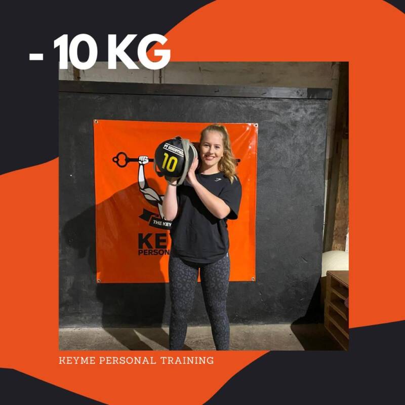 10 kilo afgevallen dankzij Keyme Personal Training