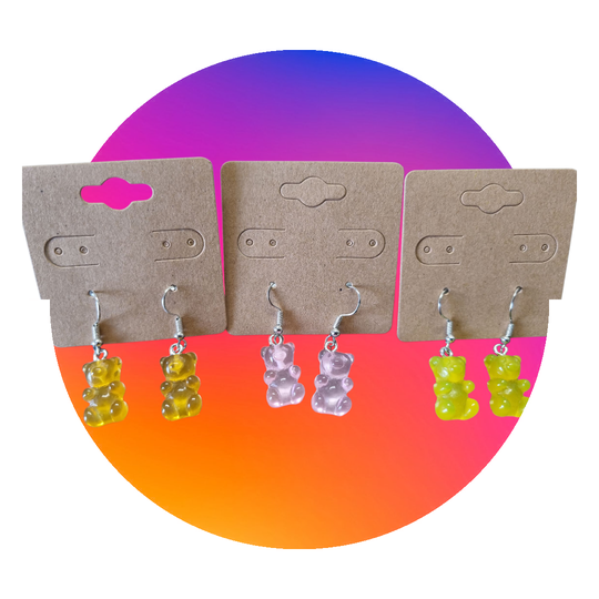 boucle d'oreilles ours