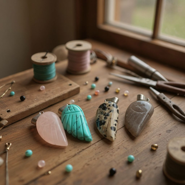 pendentif pierre naturelle