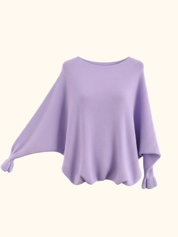 Vlindermouw Trui Lila