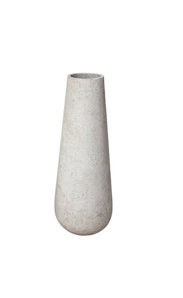 Toshiba White round high GRC pot S