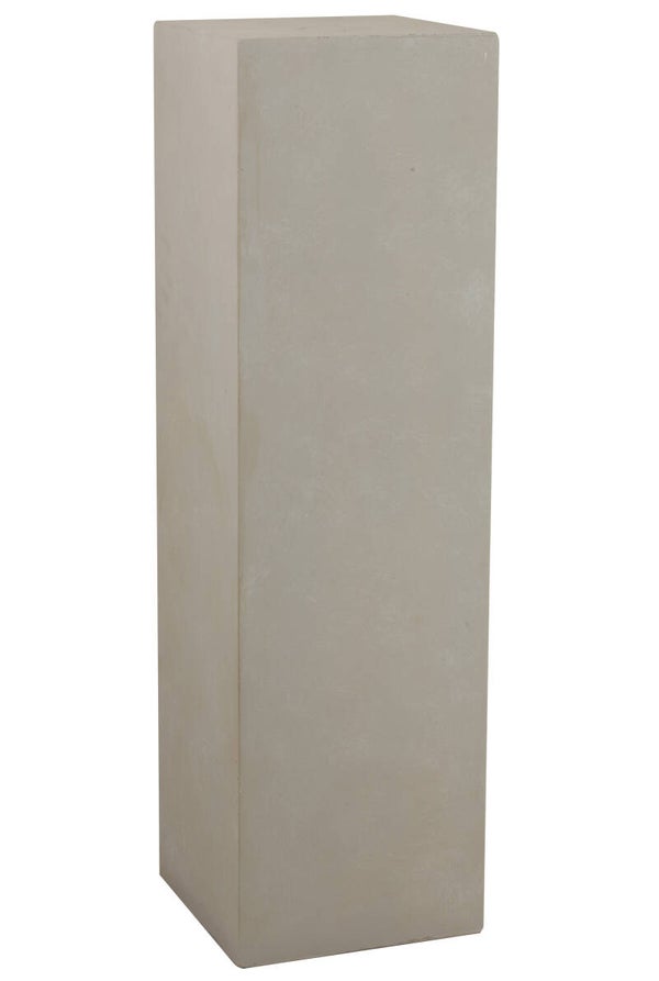 Zuil Rechthoek Hoog Klei Beige Large