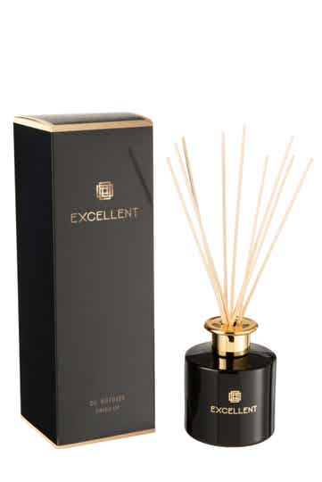 Geurolie+Stokjes Excellent Siberia Fir Zwart