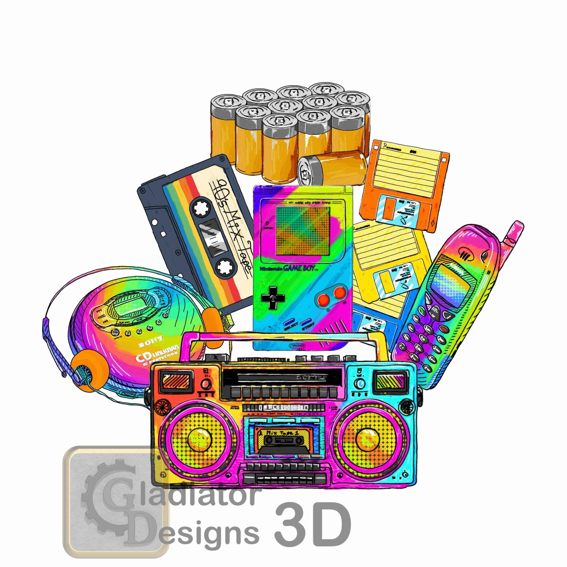 Retro Sticker Pack