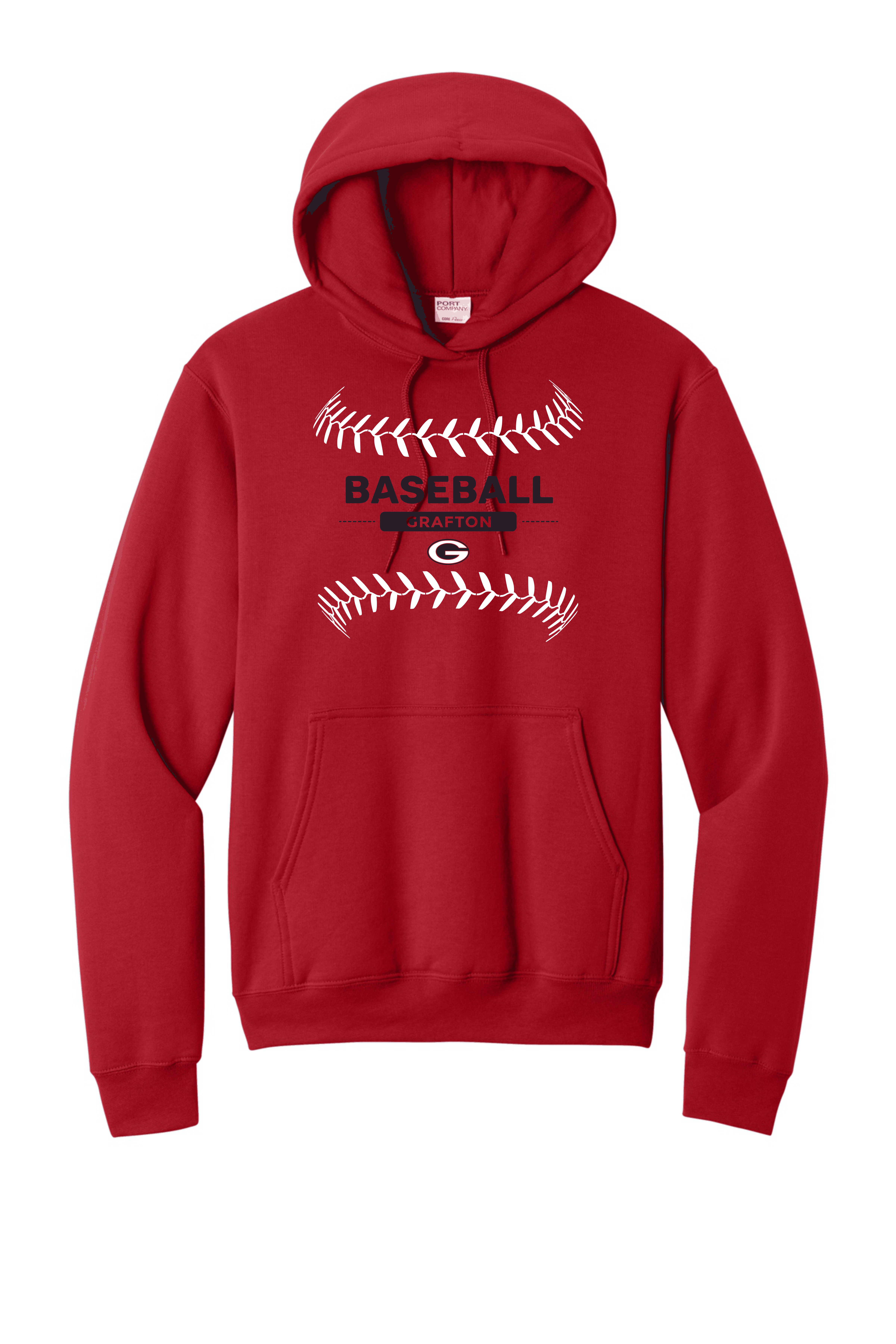 Threads Hoodie Red