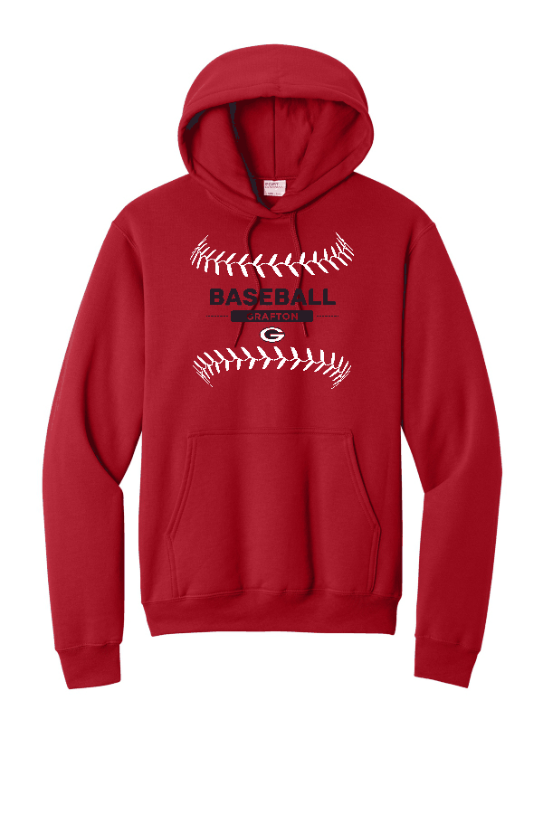 Threads Hoodie Red