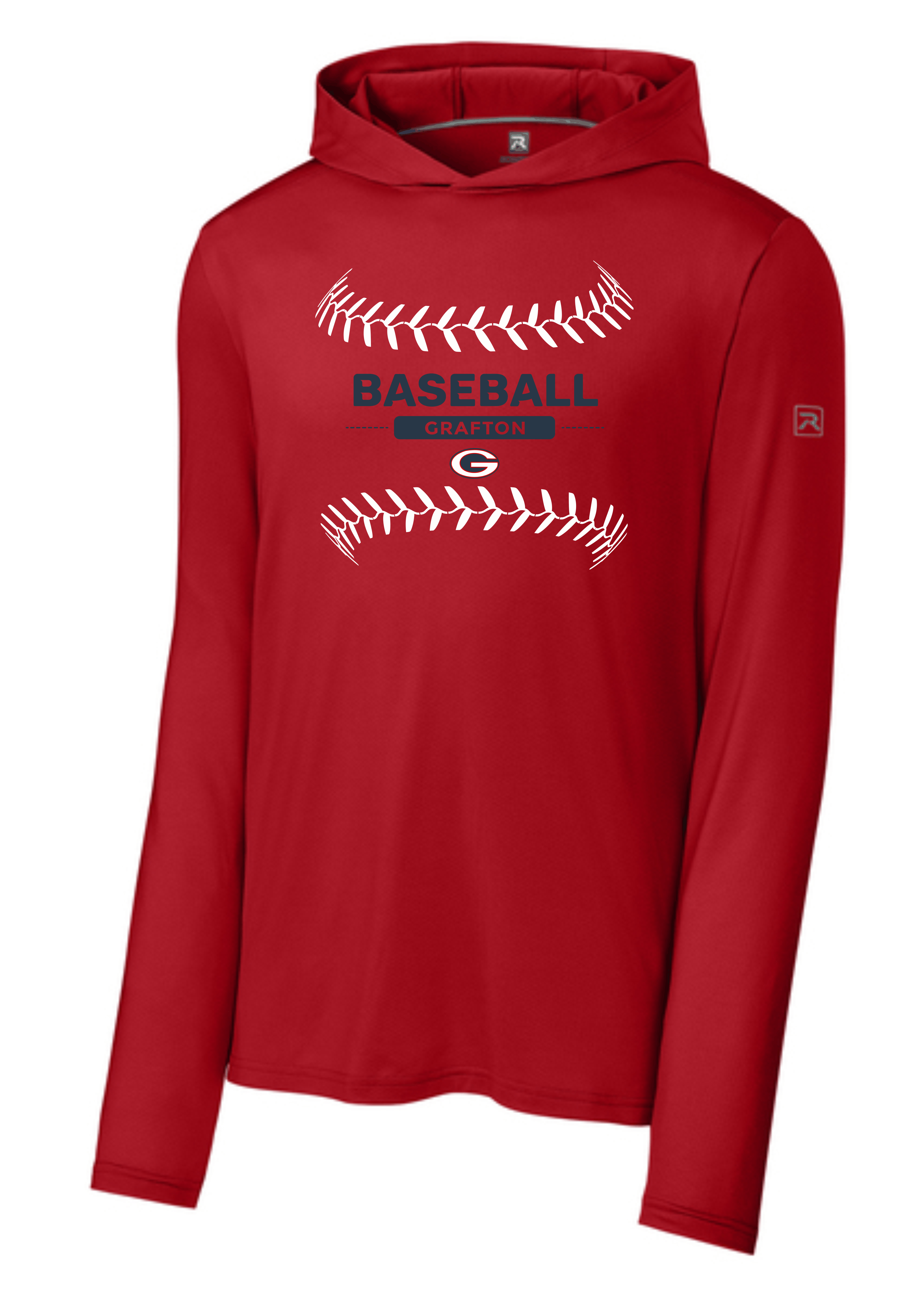 Red Richardson Clutch Long Sleeve Hoodie