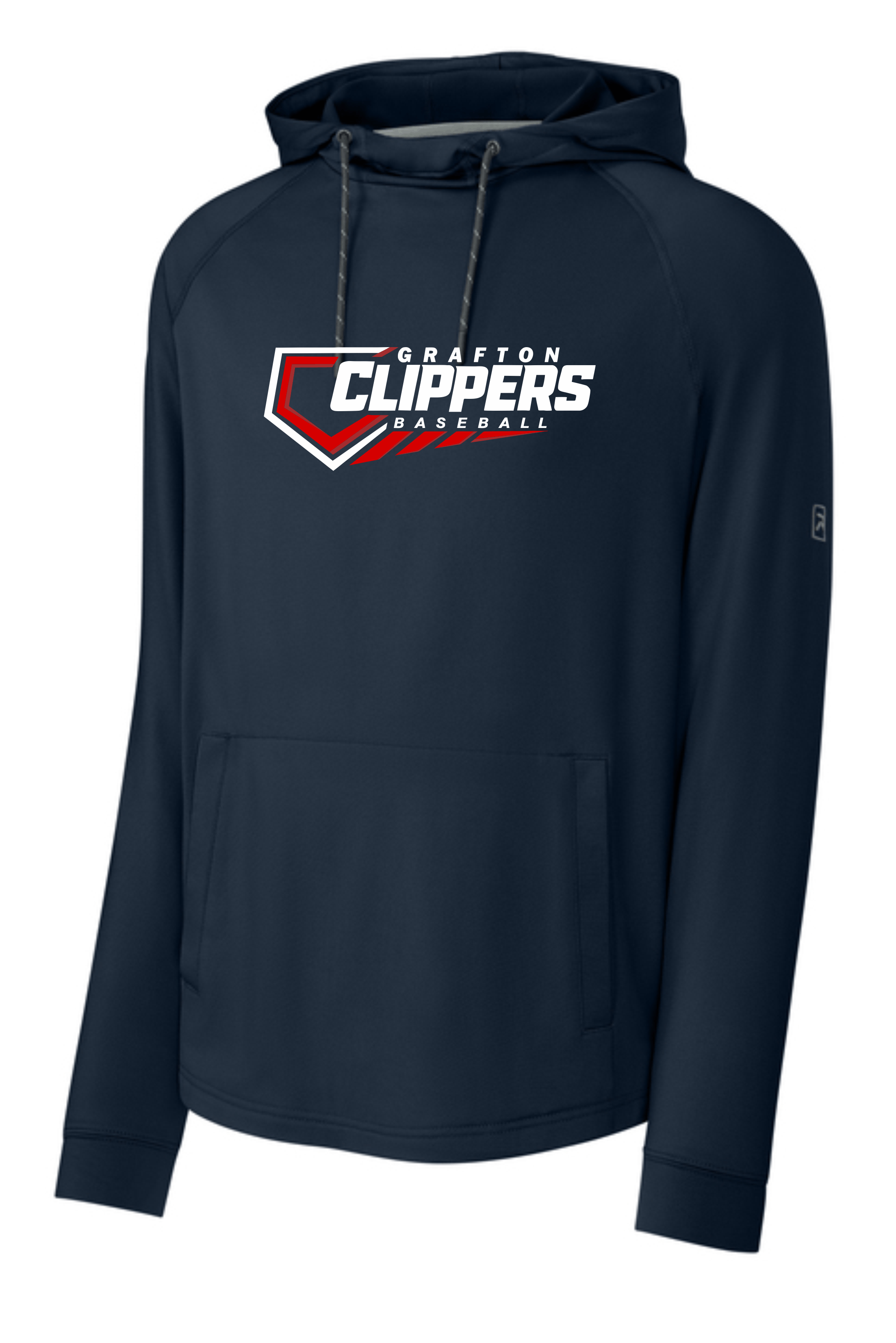 Navy Richardson Charge Performance Fleece Long Sleeve Hoodie
