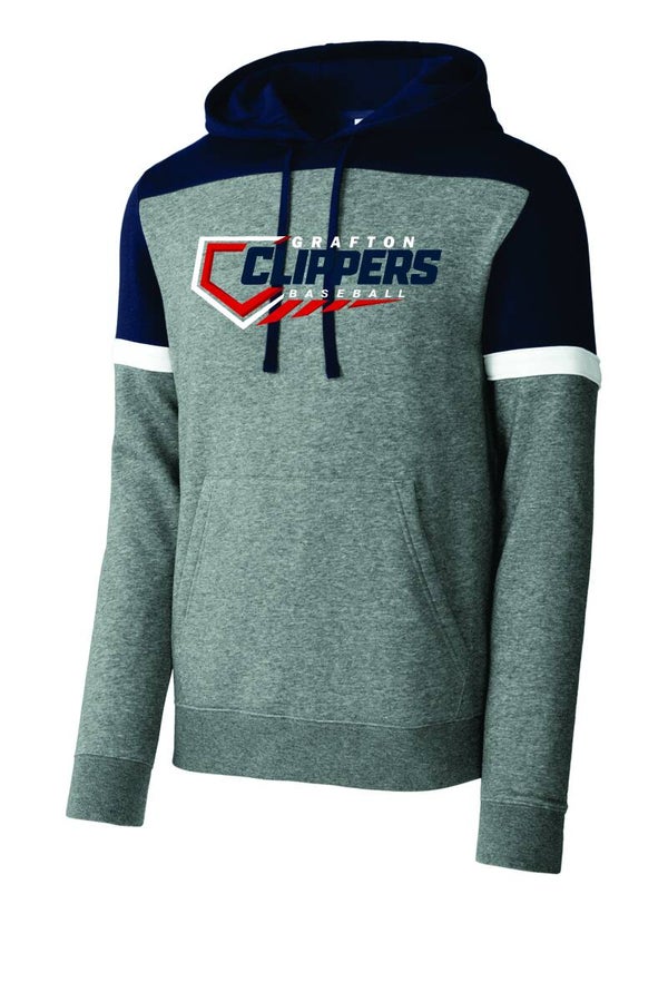 Sport Tek Navy Color Block Hoodie - Clippers Home Base
