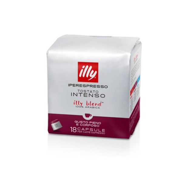 18 capsule Illy iperspresso intenso. gusto pieno e corposo