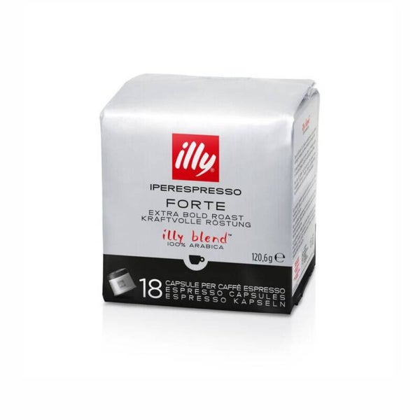 18 capsule Illy iperespresso forte. gusto ricco e deciso