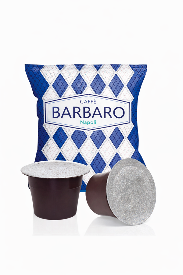100 capsule Barbaro miscela blu compatibili Nespresso