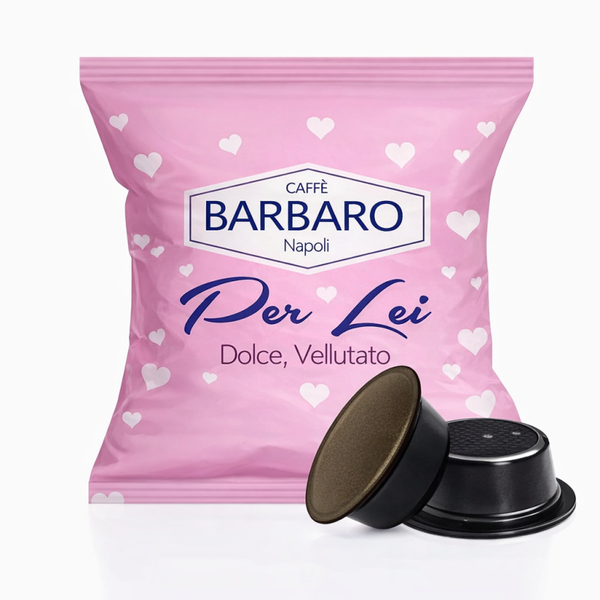 100 capsule Barbaro miscela rosa compatibili Lavazza a modo mio