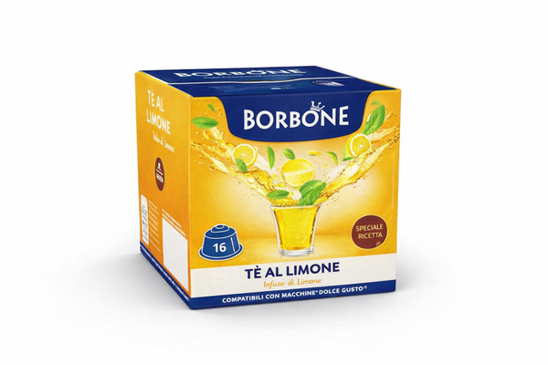16 capsule te' al limone Borbone compatibili Lavazza a modo mio
