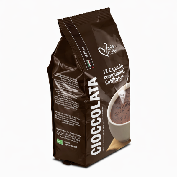 12 capsule Italian coffee cioccolata compatibili Caffitaly