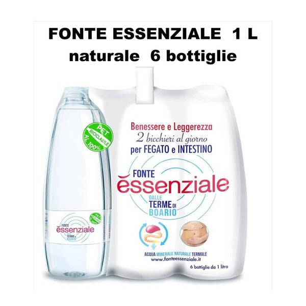 Fonte essenziale naturale l.1 x 6 bottiglie