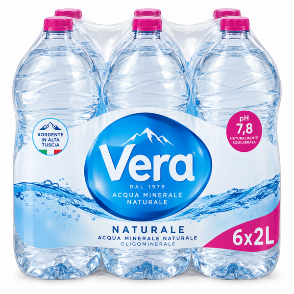 Vera naturale l.2 x 6 bottiglie