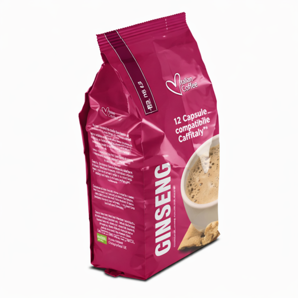 12 capsule Italian coffee ginseng compatibili Caffitaly