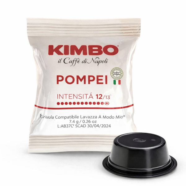 50 capsule Kimbo miscela Pompei compatibili Lavazza a modo mio