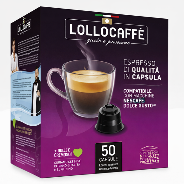 50 capsule Lollo miscela classica compatibili Dolce gusto