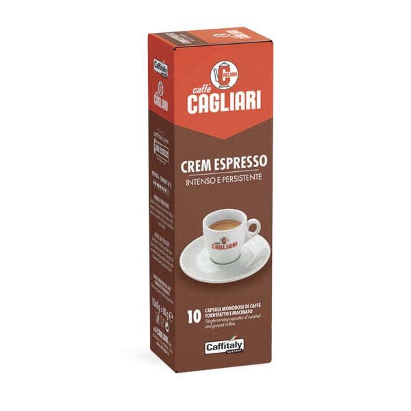 10 capsule Cagliari cremespresso pieno e intenso