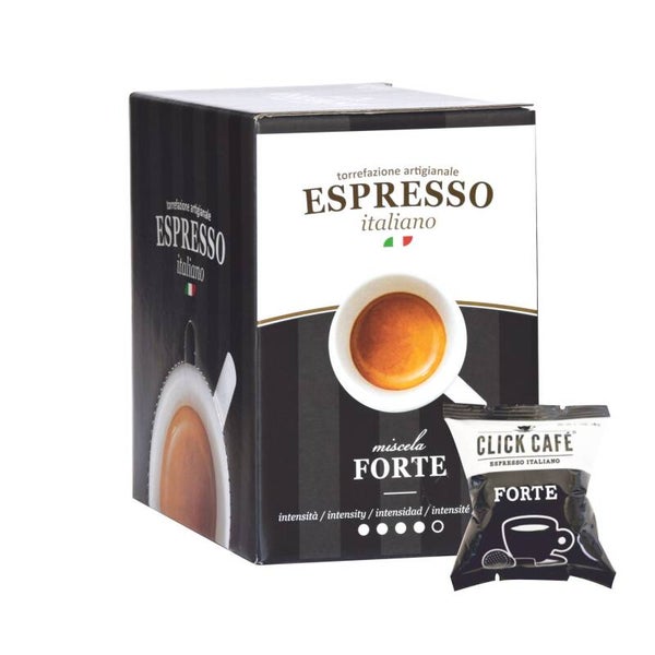 • 30 capsule Clik caffe' forte compatibili Lavazza a modo mio