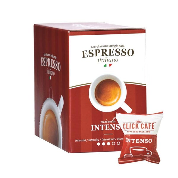 • 30 capsule Clik caffe' intenso compatibili Lavazza a modo mio