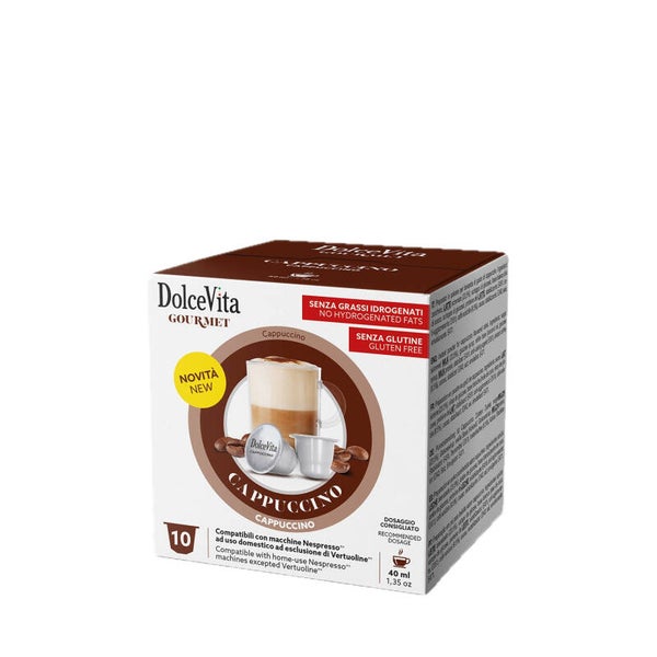 10 capsule Dolce vita cappuccino compatibili Nespresso