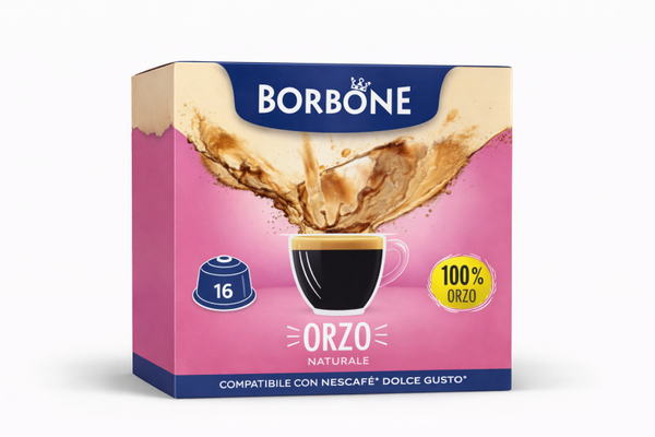 16 capsule Borbone orzo compatibili Dolce gusto