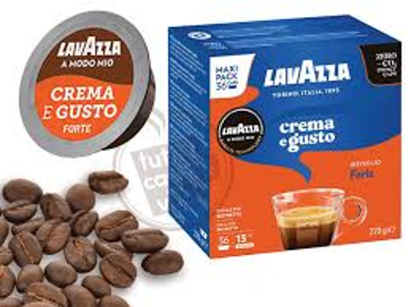 36 capsule Crema e gusto Lavazza compatibili Lavazza a modo mio