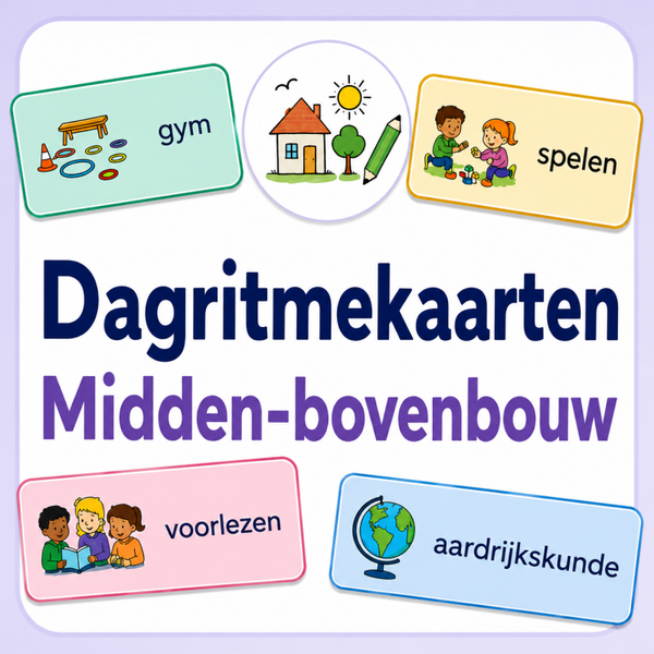 Dagritmekaarten Midden-bovenbouw