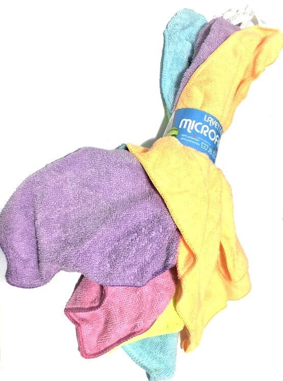 Lavette Microvezel Handdoeken Multy-Gebruik(micro doekjes) Mix Kleur 35 x 35 cm 5 stuks