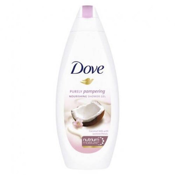 Dove Douchecrème Kokosmelk & Jasmijnblaadjes 250 ml. Doos van 6 stuks