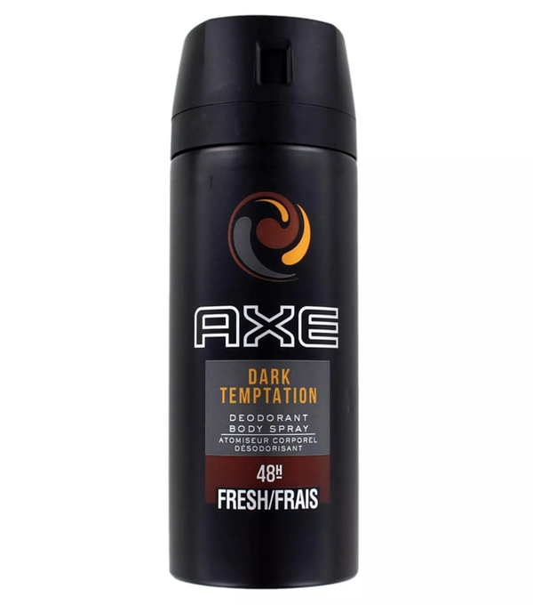 Axe Deospray Dark Temptation 150ml. Doos van 6 stuks  Stuksprijs: € 2,28