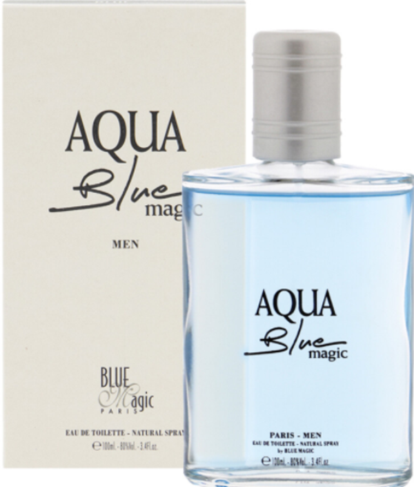 AQUA BLEU MAGIC MEN Eau de Toilette 100ml. Doos van 6 stuks