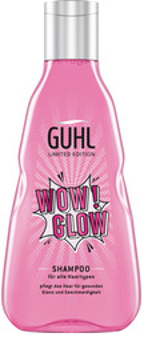 GUHL Shampoo WAUW GLOW 250ml. Doos van 4 stuks
