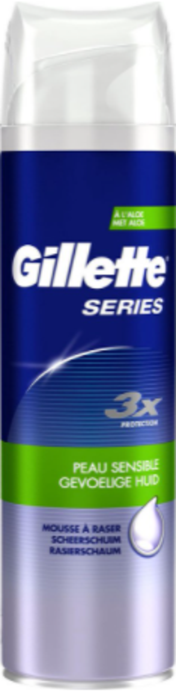 Gillette Series Scheerschuim Gevoelige Huid 250ml. Doos van 18 stuks  Doos van 12 stuks  Stuksprijs : € 1,85